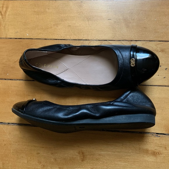 Cole Haan Ballerina Leather Flats - Picture 3 of 8